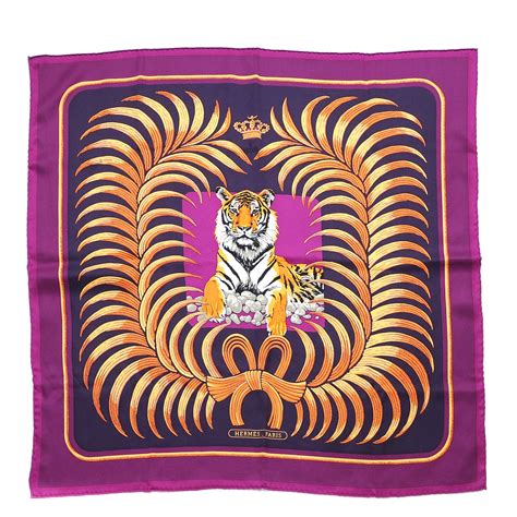 hermes silk scarf square bengle tiger|Hermès.